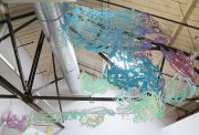Chris Natrop, Mini-Cloud Machine, 2016, Acrylic, Glitter, Paper, String, Size Variable