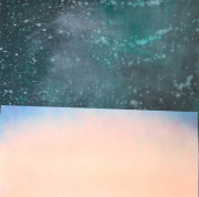 Alex Weinstein, "Bipolarvault," 2025, acrylic on canvas, 40 x 40 inches