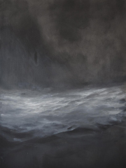 Alex Weinstein, "Where We Meet," 2026, acrylic on canvas over panel, 49.25 x 37.25 inches