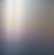 Miya Ando, Evening Encinitas, 2014, Dye on Aluminum, 48 x 48 Inches