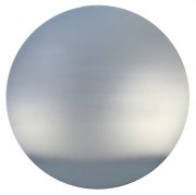 Miya Ando, <i>Light Blue Silver Mandala,</i> 2016, Pigment, Urethane, Resin, Stainless Steel, 36 Inches