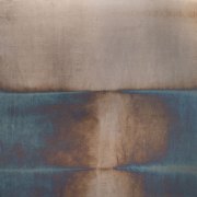 Miya Ando, <i>Tide 4,</i> 2016, Patina on Woven Silver, 53.5 x 53.5 Inches
