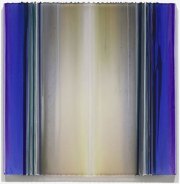 Gregg Renfrow, Falling Up, 2017 Polymer, Pigment on Cast Acrylic, Double Panels, 24 x 24 Inches