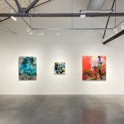 Audrey Tulimiero Welch Songlines exhibition at Nancy Toomey Fine Art, 2022