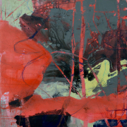 Audrey Tullimiero Welch, <i>Tree, Map, Body,</i> 2015, Acrylic on Canvas, 49 x 49 Inches