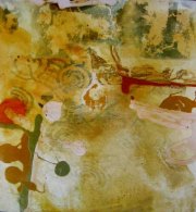 Audrey Tulimiero Welch, The Heart Is an Organ of Fire, 2010, Oil on Panel, 48 x 50 Inches