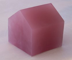 Lisa Bartleson, Foundation No 1, 2017, Cast Bio-Resin and Natural Pigments, 6 x 6 x 6 Inches