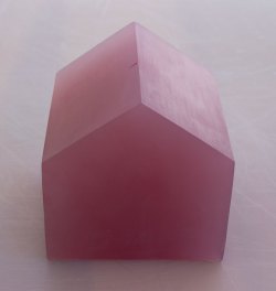 Lisa Bartleson, Foundation No 1, 2017, Cast Bio-Resin and Natural Pigments, 6 x 6 x 6 Inches