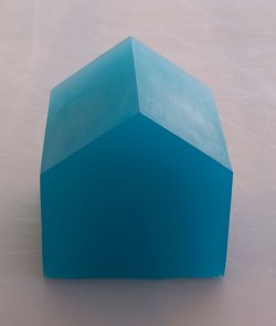 Lisa Bartleson, Foundation No 2, 2017, Cast Bio-Resin and Natural Pigments, 6 x 6 x 6 Inches