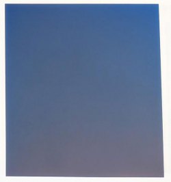 Lisa Bartleson, Gradient 0215.2522.02 Orange Blue, 2015, Mixed Media on Panel, 25 x 23 x 2 Inches