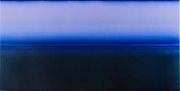Casper Brindle, <i>Refracting Twilight,</i> Acrylic, Automotive Paint, and Resin on Panel, 2016, 48 x 96 Inches