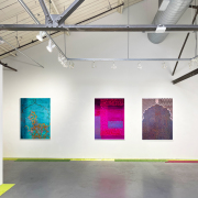 Carole Silverstein, "she wears her potency as ornaments (the garden)" exhibition view at Nancy Toomey Fine Art, 2021