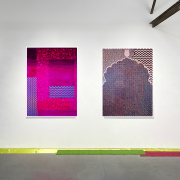 Carole Silverstein, "she wears her potency as ornaments (the garden)" exhibition view at Nancy Toomey Fine Art, 2021