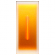 Casper Brindle, "Light Glyph, Orange Amber," 2023, pigmented acrylic, 23 x 10 inches