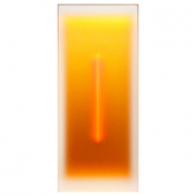 Casper Brindle, "Light Glyph, Orange Amber," 2023, pigmented acrylic, 23 x 10 inches