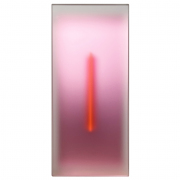 Casper Brindle, "Light Glyph, Pink," 2023, pigmented acrylic, 23 x 10 inches