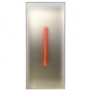 Casper Brindle, "Light Glyph, Silver," 2023, pigmented acrylic, 23 x 10 inches