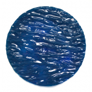 Alex Weinstein, "Ocean State 8," 2022, polyester resin, fiberglass, oil paint, 40 inches diameter