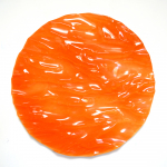 Alex Weinstein, "Ocean State, (sun lolly)," 2022, polyester resin, fiberglass, oil paint, 20 inches diameter