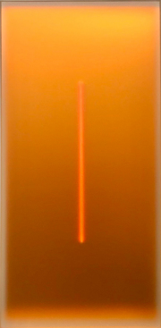 Casper Brindle, <i>Glyph 2 009,</i> 2020, pigmented acrylic, 48 x 24 inches