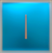 Casper Brindle, Glyph 2 005, 2020, pigmented acrylic, 36 x 35.5 inches