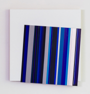 Eric Butcher, <i>P/R 848,</i> 2018, Oil and Resin on Aluminum Composite Board and Plywood, 19.5 x 20.5 Inches