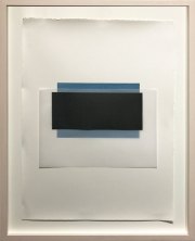 Eric Butcher, <i>G/R 796,</i> 2018 Acrylic, Carborundum on Collaged Paper 25 x 19 Inches