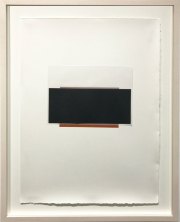 Eric Butcher, <i>G/R 794,</i> 2018 Acrylic, Carborundum on Collaged Paper 25 x 19 Inches
