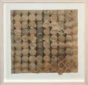 Eric Butcher, F/R 790 (Memento), 2017 Clay + Gunpowder Residue on Paper 17.5 x 17 Inches