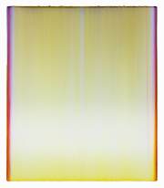 Gregg Renfrow, "Reckon Our Days," 2023, polymer, pigment on cast acrylic, 21 x 18 inches