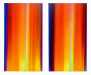 Gregg Renfrow, "Adventures in Storyland - 1 and 2," 2023, polymer, pigment on cast acrylic, 48 x 57 inches (both), 48 x 27 inches (each)