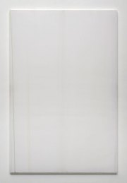 Gregg Renfrow, The End Is Nested in the Beginning No. 1, 2019, Polymer, Pigment on Cast Acrylic, 36 x 24 Inches