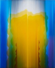Gregg Renfrow, <i>Emanations,</i> 2013, polymer and pigment on cast acrylic, 60 x 48 inches