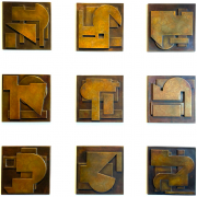 Jud Bergeron, "Cyclopean Runways (Relief)," cast bronze, 9.5 x 9.5 (each), edition 1 of 12