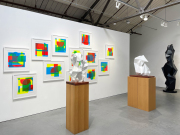 Jud Bergeron New Morning exhibition view at Nancy Toomey Fine Art, 2021