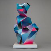 Jud Bergeron, "Demon Dog," 2018, cast resin, spray paint and automotive clear coat, 25 x 12 x 12 inches, artist proof (unique)