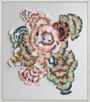 Lyndi Sales, Unconditional surrender, 2022, acrylic and ink on archival paper, 53.5 x 46.5 inches (framed)