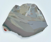 Maria Park, Jasper, 2020, 18.5” x 24.25”, acrylic reverse painted on plexiglass and mounted on EPS