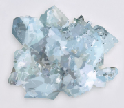 Maria Park, Quartz, 2021, 19.25” x 23”, acrylic reverse painted on plexiglass and mounted on EPS