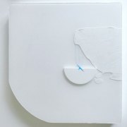 Maria Park and Branden Hookway, Artificial Horizon 2, 2018, Acrylic, Plexiglas, and Wood on High-density EPS, 9 x 8.75 Inches