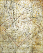Mark Perlman, "Carthage," 2024, encaustic on panel, 60 x 48 inches