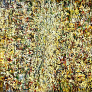 Mark Perlman, "Connection," 2026, oil and wax on panel, 48 x 48 inches