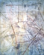 Mark Perlman, Limit, 2019, Encaustic on Panel, 60 x 48 Inches