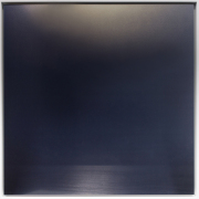 Miya Ando, "Night Light," 2017, dye on aluminum, 50 x 50 inches (framed)