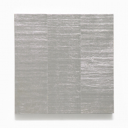 Miya Ando, "Kuu (Sky/Void/Mirror) Shou Sugi Ban 1.1.4," 2022, charred reclaimed redwood, silver nitrate, 12 x 12 x 2 inches