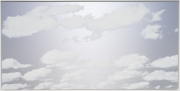 Miya Ando, "Unkai (A Sea Of Clouds) 8/1/2021 5:00 AM Hour Of The Tiger Bolinas, CA," 2022, ink on aluminum composite, 48 x 96 inches