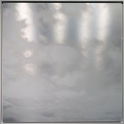 Miya Ando, <i>November Kumo (Cloud) 3,</i> 2017, Ink on Aluminum Composite, 49.5 x 49.5 x 2 Inches Framed
