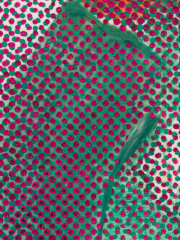 Monica Lundy, "The Curse of Eve," 2025 (detail view), oil and acrylic on canvas, 61 x 44 inches