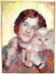 Monica Lundy, "Feyja," 2025, gouache on Khadi paper, 36 x 28 inches (framed)