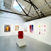“Obsessive | Compulsive” group show, curated by Eric Butcher, installation view, at Nancy Toomey Fine Art, 2025